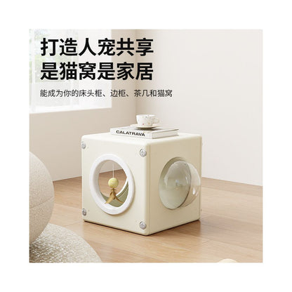 Claw Villa Winter Warmth Four Seasons Universal Cat Tunnel Cat House Cat Shelter Closed Cat Hole Cat House Cat Nest image 4