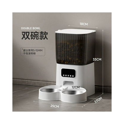 瑞士JOICO貓咪自動餵食器 5L定時定量貓狗通用智能投食機