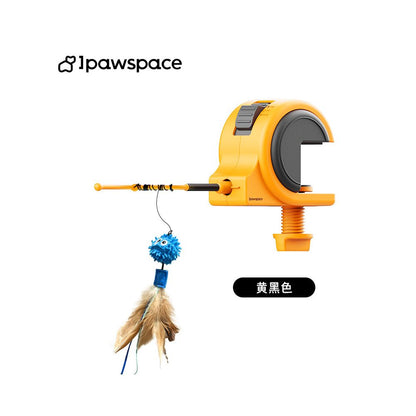 【IPAWSPACE】智能電動物逗貓器｜自動感應啟動+定時休眠功能，解放雙手自嗨神器，紅外線感應避障，全自動智能逗貓棒，預防貓咪肥胖與憂鬱