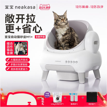 Yibao s open intelligent automatic cat litter box and large cat specific electric cat toilet create an ideal toilet space for multi cat households image 0