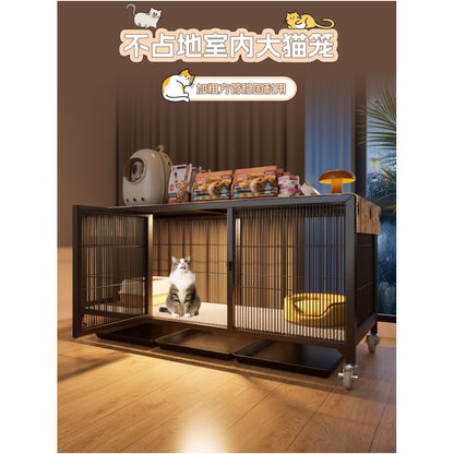 Cat cages for home use indoor use kittens and adults suitable for villas with a litter box extra large space and minimal footprint image 0