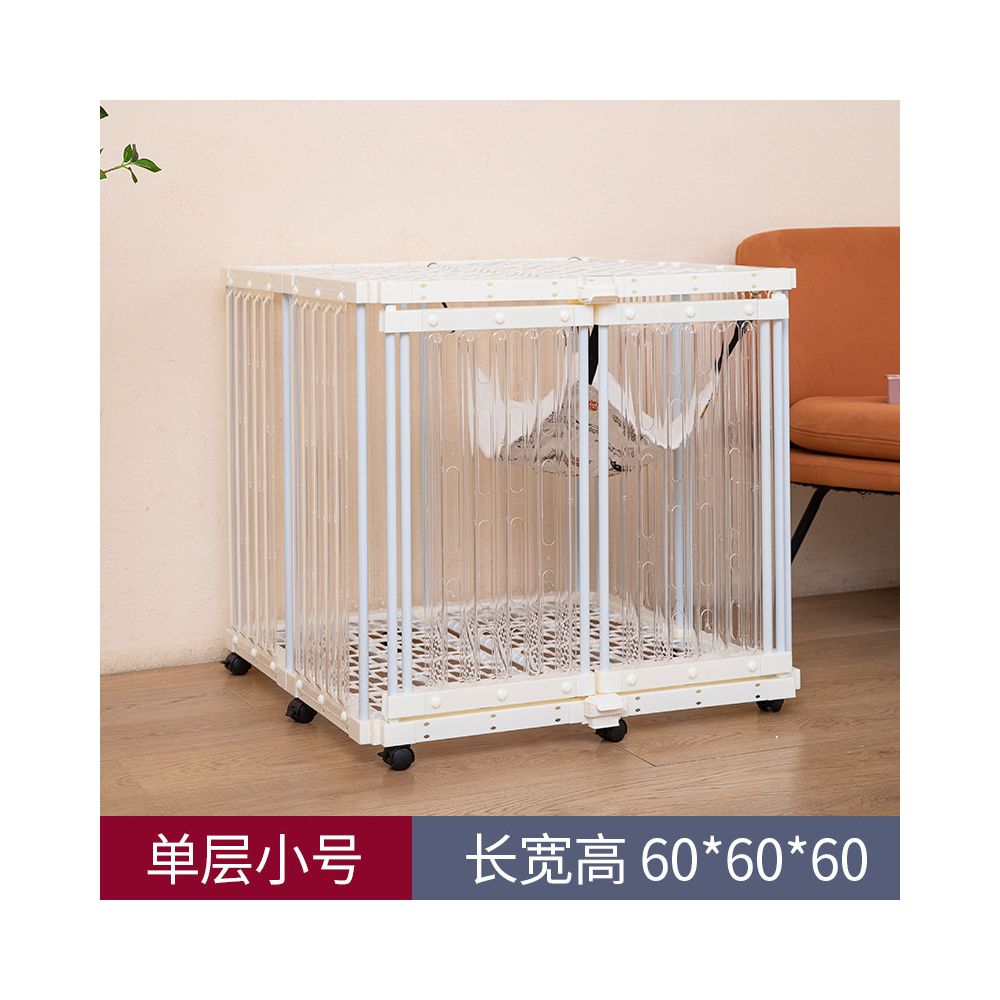 Transparent cat cage for home use indoor villa style extra large free space cat house cat nest integrated image 0