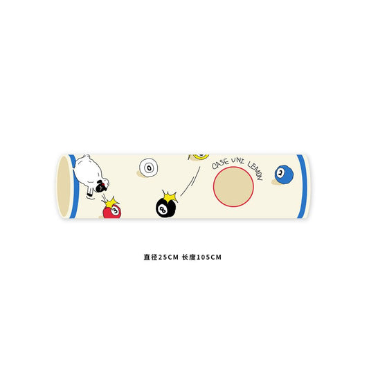 【CUL Pet】彩虹響紙貓隧道｜內置發聲響紙，多貓互動可折疊伸縮隧