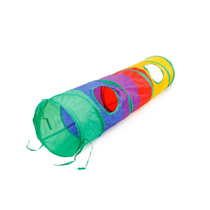 Folding Cat Channel Rolling Earthworm Environmental Puzzle Pet Toy Rainbow Cat Tunnel Cat Entertainment Toy image 2