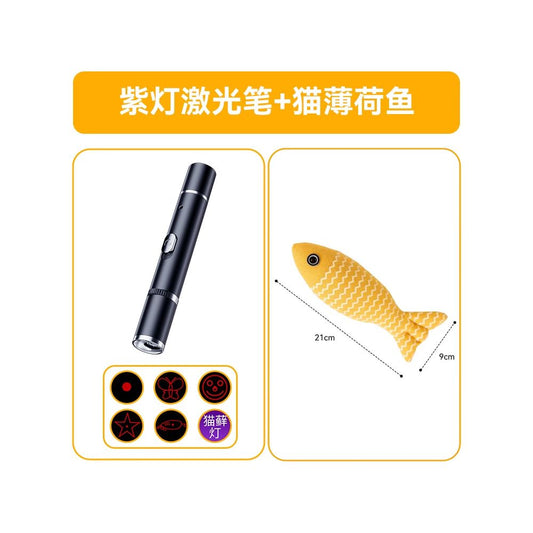 【室內放電神器】激光逗貓筆｜幼貓室內解悶自嗨玩具，快速消耗精力互動工具（貓咪舒壓舒緩、貓用品推薦，全齡貓通用）