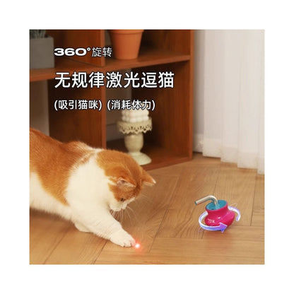 Cat toys are a great tool for relieving boredom such as a cat teaser stick an electric tumbler a cat teaser a laser pen which consumes energy and cat supplies image 2