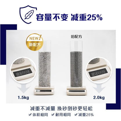 Platinum drill cat litter deodorizing explosive bentonite nano base ore Everclean mineral sand free shipping imported cat litter 10L image 4