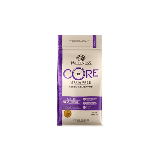 【美國直郵】Wellness CORE 幼貓無穀原始配方貓糧 2 磅 (0.9kg)｜火雞肉雞肉口味