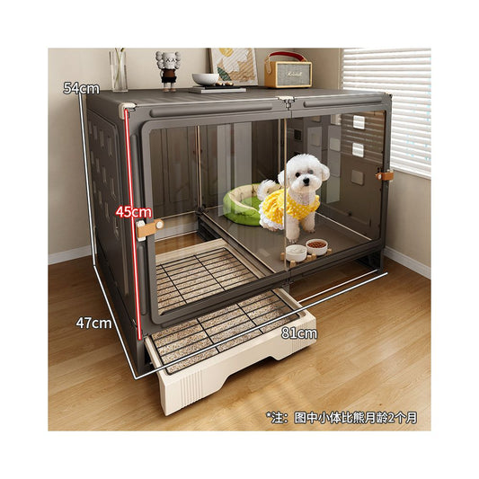 【2026 旗艦房型】一房一廳一衛獨棟寵物別墅｜泰迪/小型犬專用分區狗屋 - 吉安寵物用品