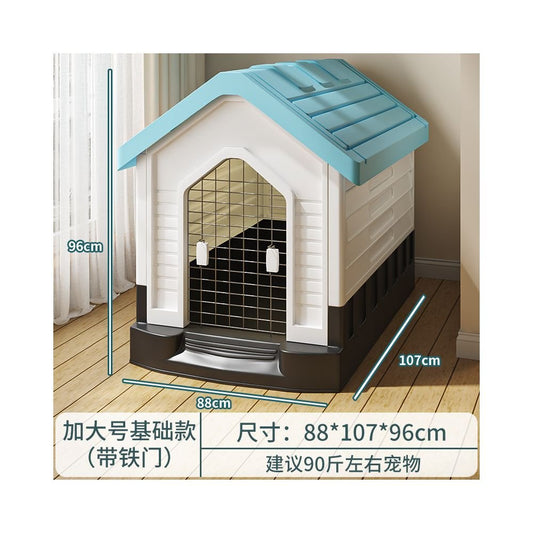 【2026 居家美學款】室內中小型犬狗籠子｜帶廁所分區狗屋圍欄 - 吉安寵物用品