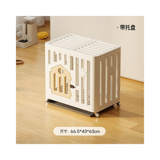 【2026 爪別墅旗艦款】一體化帶廁所寵物別墅｜貓犬通用室內籠子 - 吉安寵物用品
