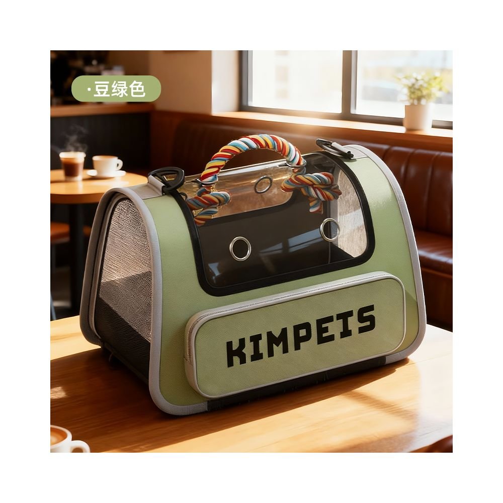 Cat bag for outdoor use portable large capacity cat crossbody bag backpack pet breathable space cabin portable dog backpack - 吉安宠物用品