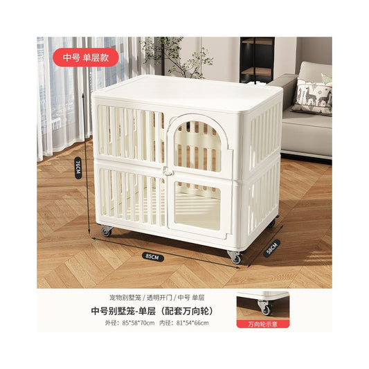 【Fireboy 官方正品】室內樹脂狗籠別墅｜中大型犬通用加固型寵物籠 - 吉安寵物用品