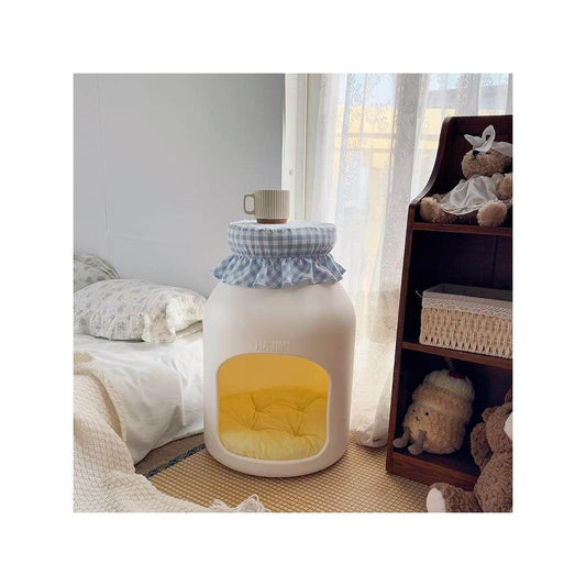 【HAJIMI 官方正品】瓶型極簡寵物別墅｜全封閉式防水易清潔貓窩 - 吉安寵物用品