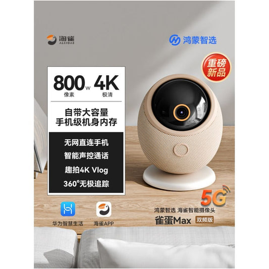 華為 HarmonyOS 雀鳥智能攝像機｜360度全景無死角 4K 超清家用監控 - 吉安寵物用品