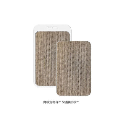 【Homan 霍曼】智能稱重貓抓板｜精準體重監測、窩爪一體磨爪墊，耐磨不掉屑瓦楞紙，貓咪健康管理必備工具 - 吉安宠物用品