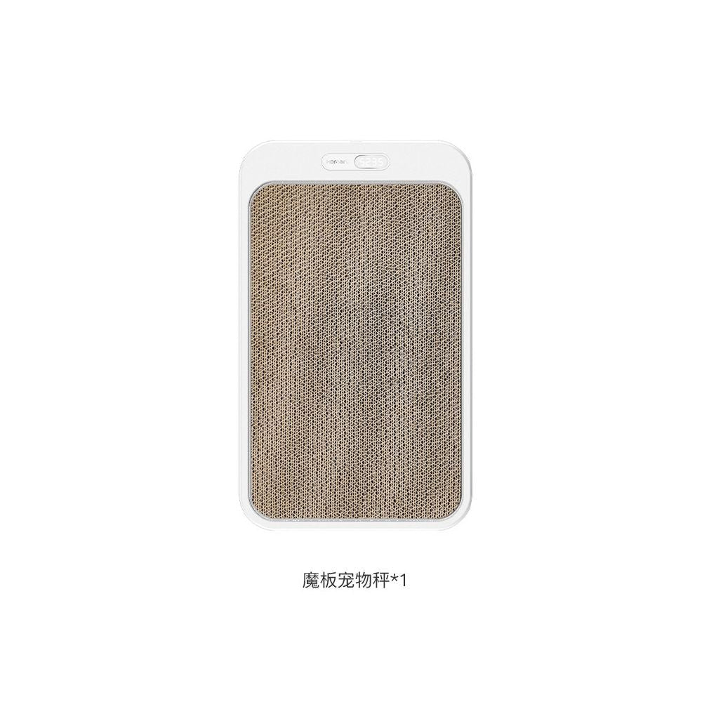 【Homan 霍曼】智能稱重貓抓板｜精準體重監測、窩爪一體磨爪墊，耐磨不掉屑瓦楞紙，貓咪健康管理必備工具 - 吉安宠物用品