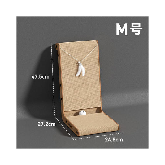 【POPO】L型立式貓抓板｜牆邊護牆磨爪器，加厚耐磨不掉屑，三維空間立體貓抓板，保護家具貓咪玩具 - 吉安宠物用品