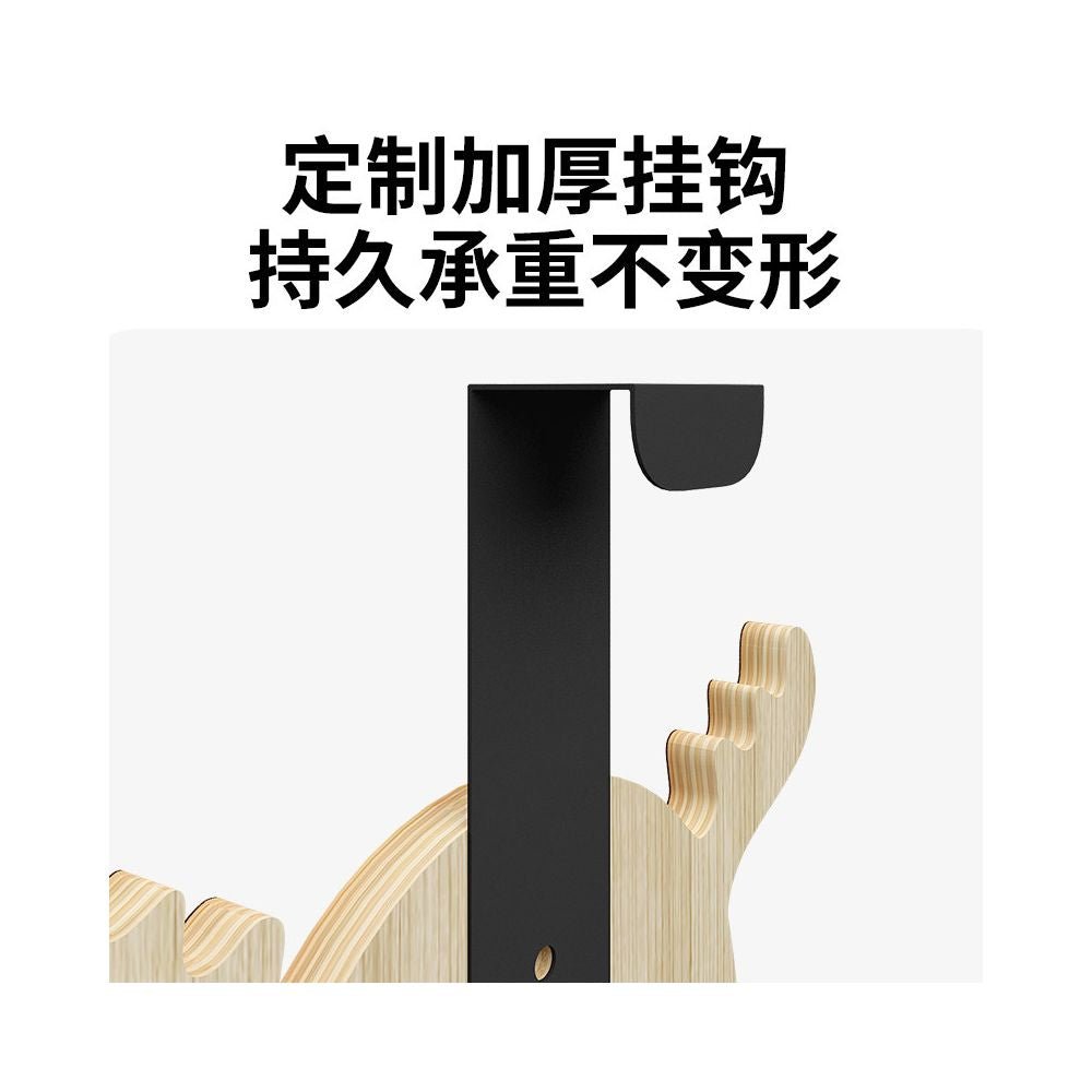 掛門式實木貓爬架｜小鹿造型防水不佔地牆掛式加厚貓跳台 - 吉安寵物用品