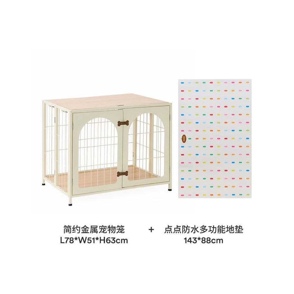 【Zeze 官方旗艦】室內小型犬專用金屬防逃籠｜可移動式家用寵物圍欄 - 吉安寵物用品
